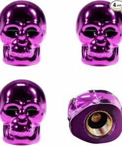 4 PCS Skull Style Valve Caps EA131