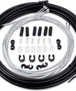 5m Universal Bicycle Shift Cable Housing Kit with 2 Set Bike Shifter Gear Shifter EA5