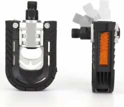 Folding Bike Pedals Universal 9/16'' with Reflective Strips EA96