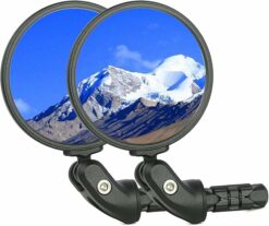 HD Glass Convex Lens Bicycle Rearview Mirror EA41