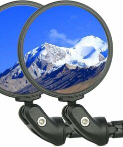 HD Glass Convex Lens Bicycle Rearview Mirror EA41