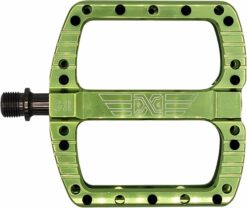 MTB Pedal Large Concave Platform Machined Aluminum Polished EA105