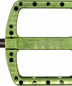 MTB Pedal Large Concave Platform Machined Aluminum Polished EA105
