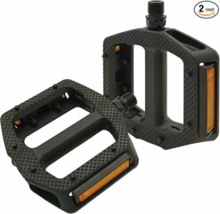 Non-Slip Wide Bike Pedals with Reflectors EA93