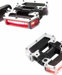 PRO Flat Bicycle Pedals with LED Lights EA97