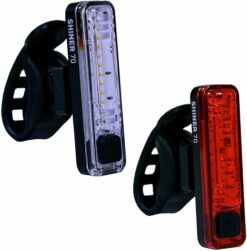 Planet Bike Shiner 70 USB Bike Light Set EA161