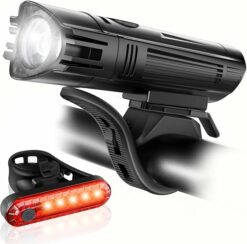 Ultra Bright USB Rechargeable Bike Light Set EA156